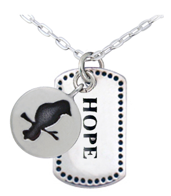 Hope to be free  pendant